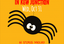 Kew Junction: the place to trick or treat on Halloween