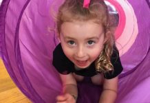 Tiny tots put their best foot forward